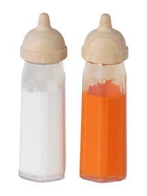 2er-Set Puppen-Babyflaschen aus Holz FSC®
