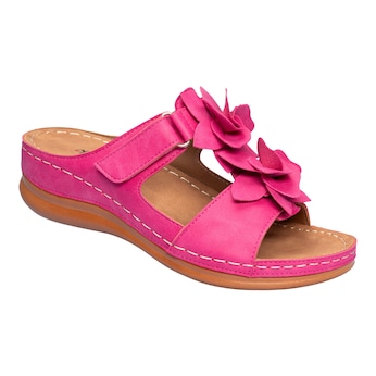 Bequem-Pantolette „Blume“