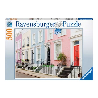 Puzzle "Bunte Stadthäuser in London", 500 Teile