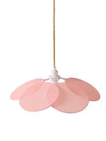 Blumenförmiger Lampenschirm für Kinderzimmer, Stoffbezug