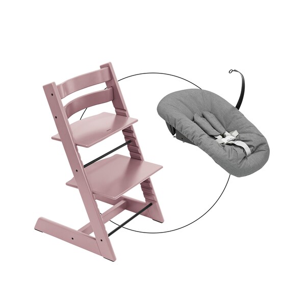 Heather Mauve / Deep Grey