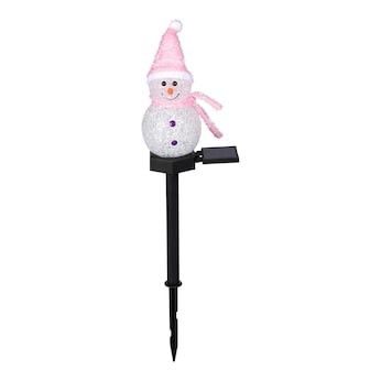 Solar-Gartenstecker „Schneemann“