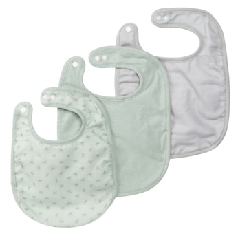 3er Set Lätzchen Lil Planet frosty green