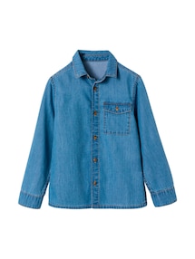 Jungen-Hemd aus Light-Denim