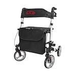 Leichtgewicht-Rollator Premium, Aluminium, mit Rückengurt und Tasche - AT51006