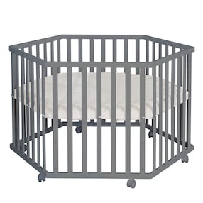 Laufgitter 6-eckig Greyish gesteppt 'Luxe'