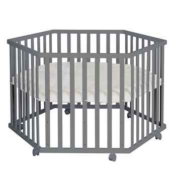 Laufgitter 6-eckig Greyish gesteppt 'Luxe'