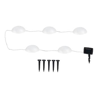 Solar-LED-Bodenleuchten, 5 Stück