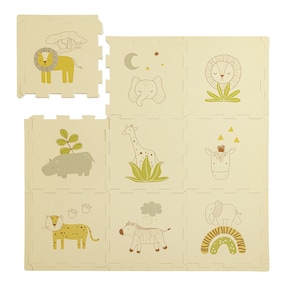 Puzzlematte Safari Tiere