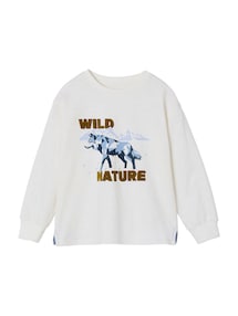 Jungen Shirt mit Wolf-Motiv