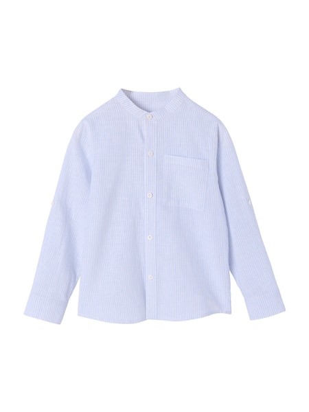 blau gestreift