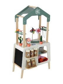 Blumenwerkstatt mit Zubehör, Blumenladen aus Holz FSC®