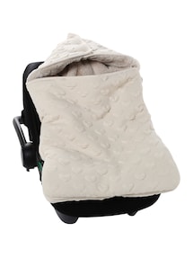 Warmer Baby Ausfahrsack mit Jacquard-Herzen