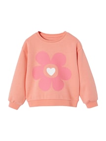 Mädchen Sweatshirt mit Print Basics