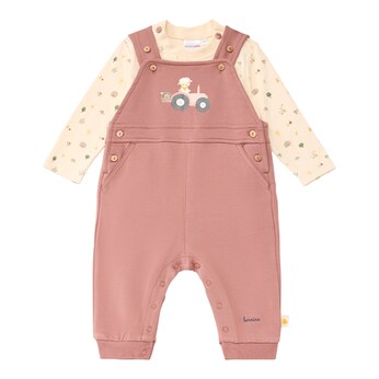 2-tlg. Set Latzhose mit Shirt