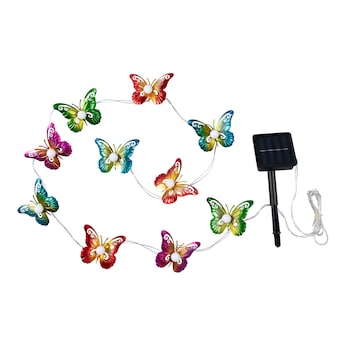 Solar-Lichterkette „Schmetterling“, 2,5 m
