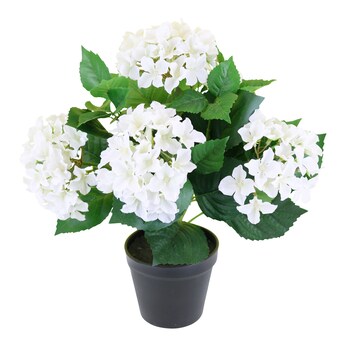 Kunstblume "Hortensie im Topf"