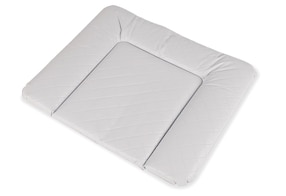 Wickelauflage Stepp-Optik, grau