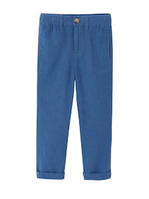 Leichte Hose Jungen aus Baumwoll-Leinen-Mix, Bundweite verstellbar