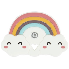 Beißring Silikon Regenbogen - ab Geburt