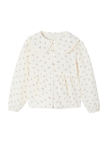 Langärmelige Mädchen Bluse aus Musselin