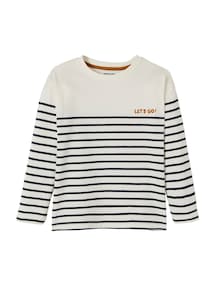 Jungen Ringelshirt, Flockprint