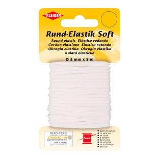 Rund-Elastik-Softgummi, 5 m