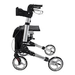 Premium lichtgewicht rollator, aluminium, met rugleuning en tas - AT51006