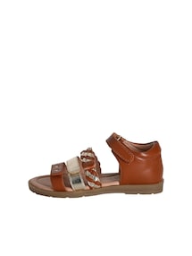 Kinder Leder-Sandalen mit Anziehtrick, hinten geschlossen