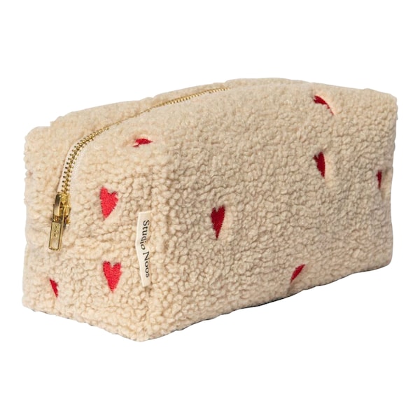 Teddy beige mit Herzen