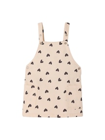 Baby Latzkleid mit Herz-Print