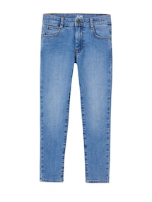 Jungen Slim-Fit-Jeans WATERLESS, Hüftweite REGULAR, Bundweite verstellbar