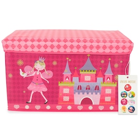Aufbewahrungsbox mit Deckel Kinder Prinzessin