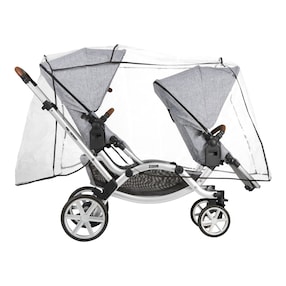 Regenschutz für Geschwisterwagen Zoom