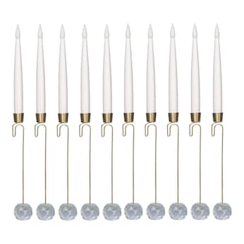 LED-Hängekerzen, 10 Stück