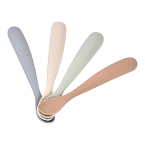 4er-Pack Silikon-Fütterlöffel 