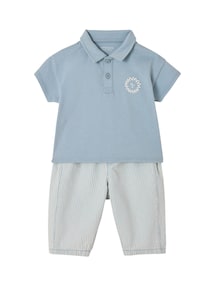 Baby-Set aus Poloshirt und Hose