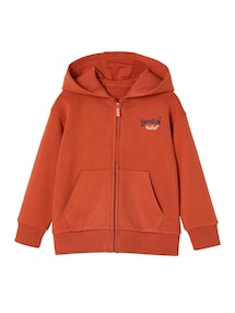Bedruckte Jungen Kapuzensweatjacke mit Recycling-Polyester