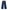 Weite Paperbag-Jeans mit bedruckten Stoffgürtel Mädchen, Bundweite verstellbar