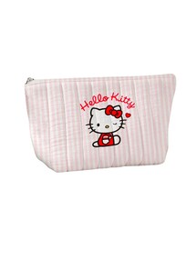 Gestreifter Kinder Waschbeutel HELLO KITTY