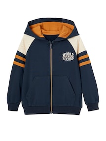 Jungen Sportjacke mit Kapuze und Reißverschluss