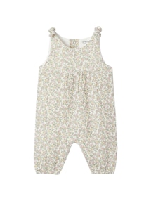 Mädchen Baby Overall, bestickte Motive