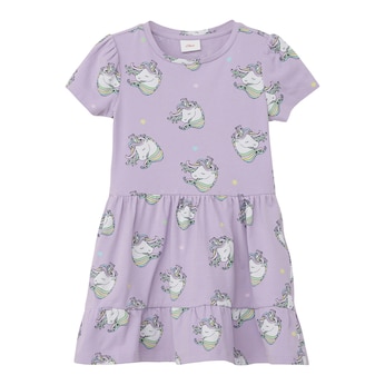 Kleid kurzarm Einhörner