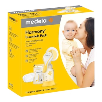 3tlg. Handmilchpumpe Harmony Essentials