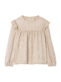 Festliche Mädchenbluse aus Lamé