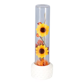 LED-Dekofigur "Herbstfreude im Glas"
