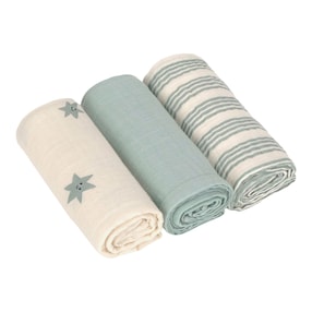 3er-Pack Mullwindeln 60x60cm 