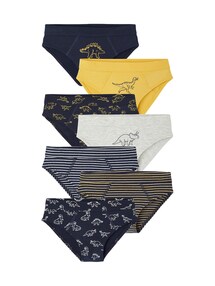 7er-Pack Slips DINO aus Bio-Baumwolle, Jungen