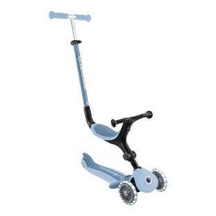 Scooter 3in1 Go-Up active ECO mit Leuchtrollen blaubeere