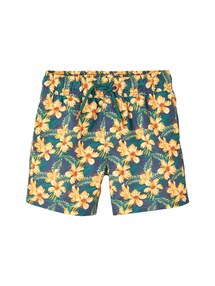 Jungen Badeshorts mit Hawaiiblumen